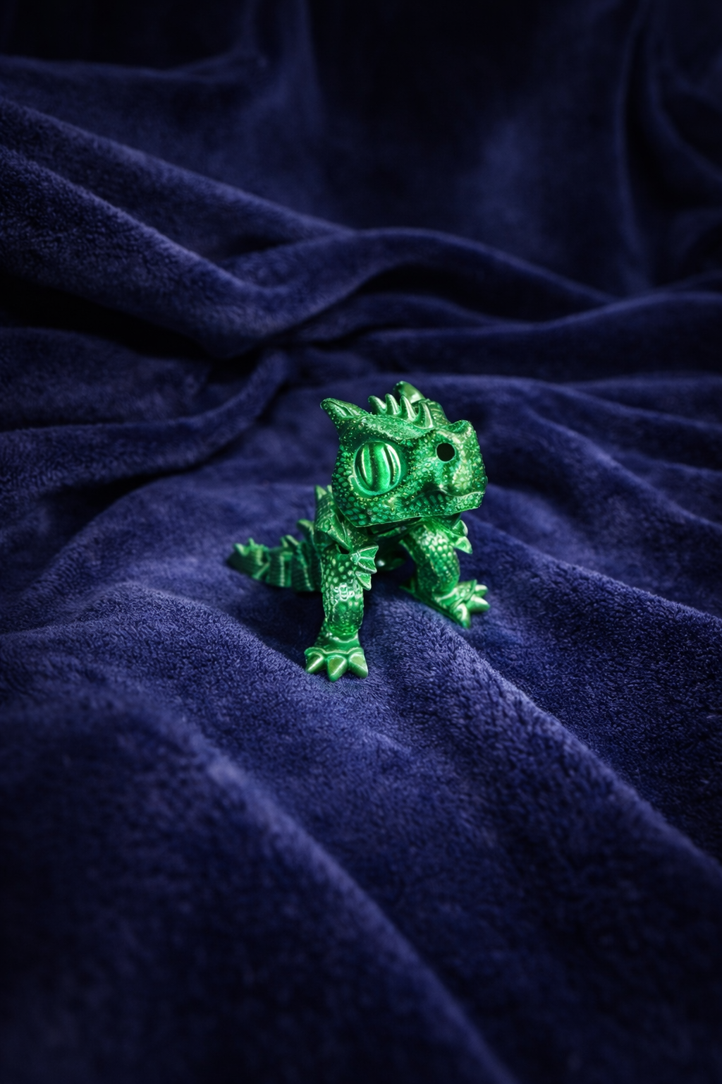 3D-printed Sitting Dragon Fidget