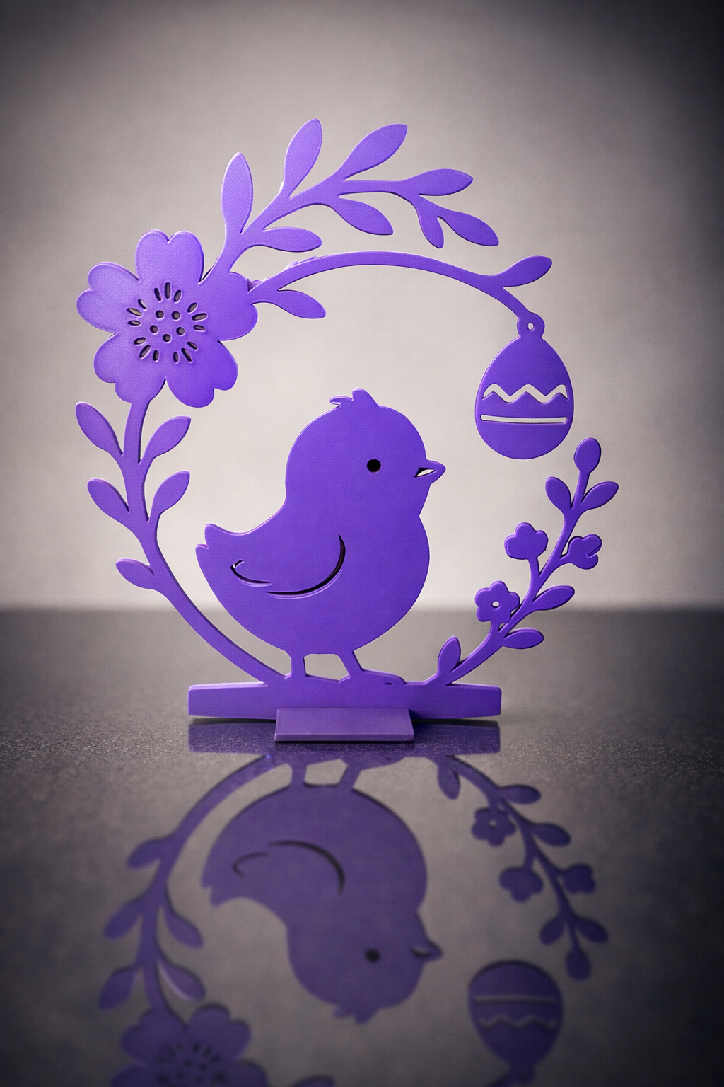 Easter Bird & Floral Decorative Ornament