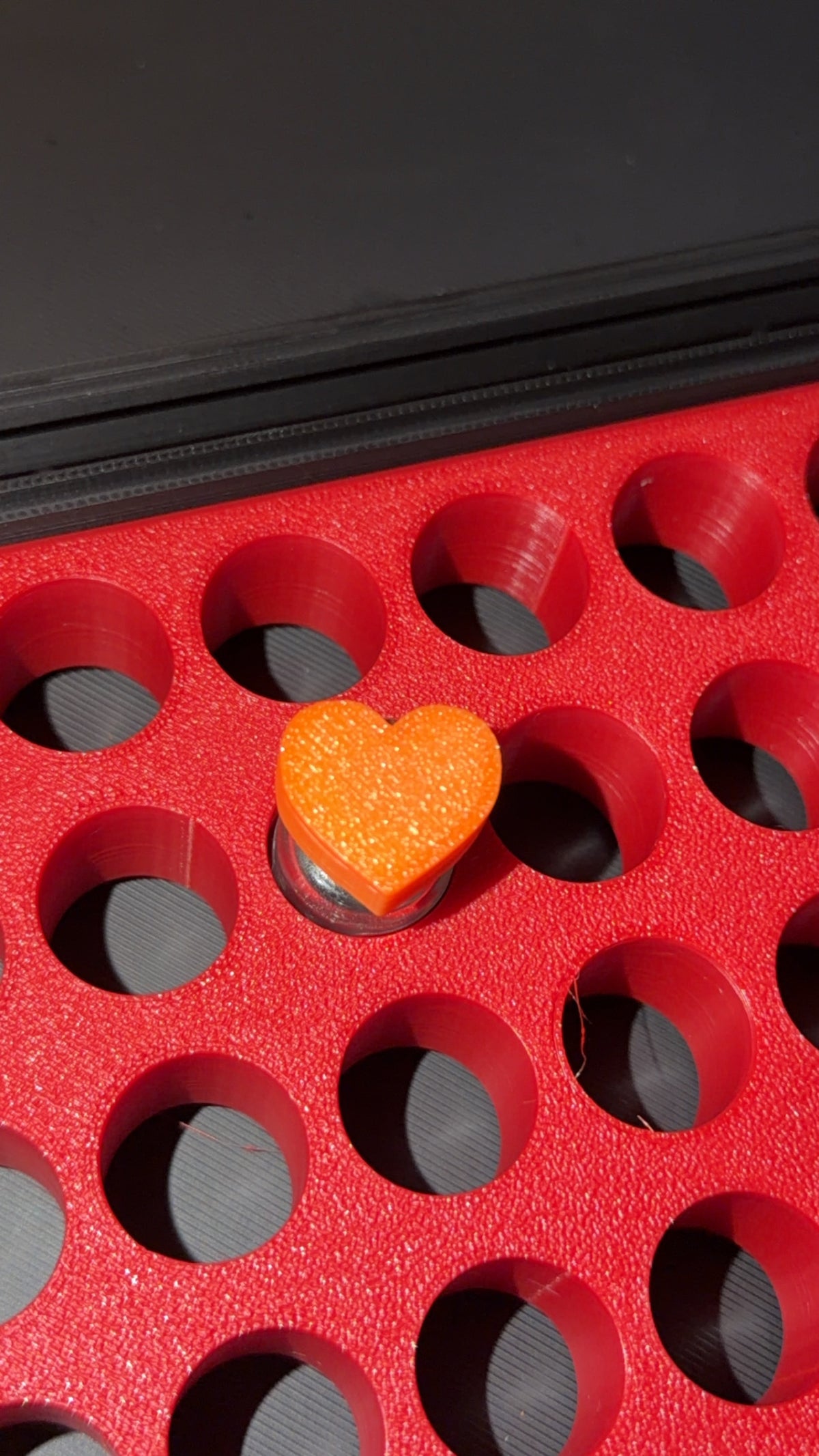 3ml Heart vial caps