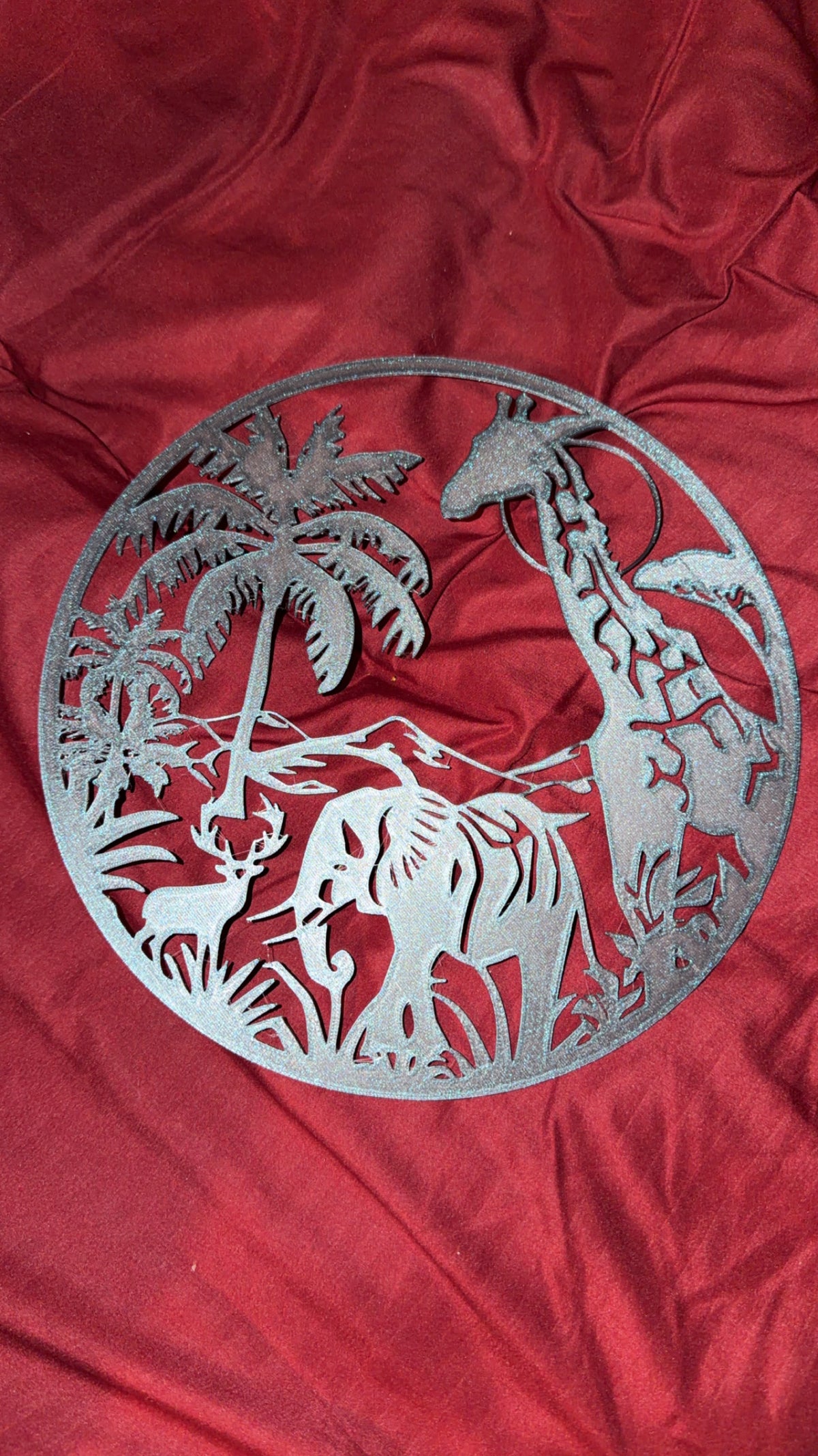 Safari Wildlife 3D Printed Wall Art