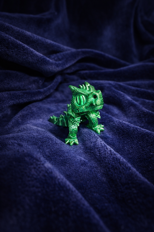 3D-printed Sitting Dragon Fidget