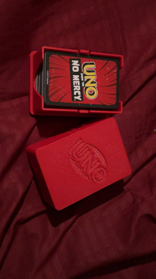 UNO Card Game Storage Case